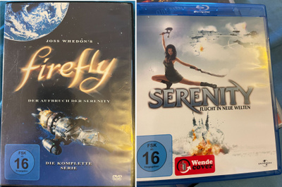 Joss Whedon FIREFLYtv-sarja + Serenity elokuva (4DVD, 1BD)