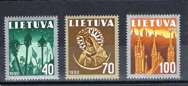 Liettua 1991 - Kansallissymboleja (3)  ++