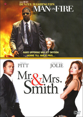 Man On Fire + Mr. & Mrs Smith  -  (2 DVD)