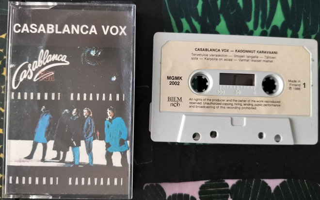 CASABLANCA VOX-KADONNUT KARAVAANI-Kasetti, MGMK 2002, v.1986