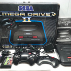 Sega Megadrive II konsoli laatikossaan + 3 peliä - pikkukuva 1