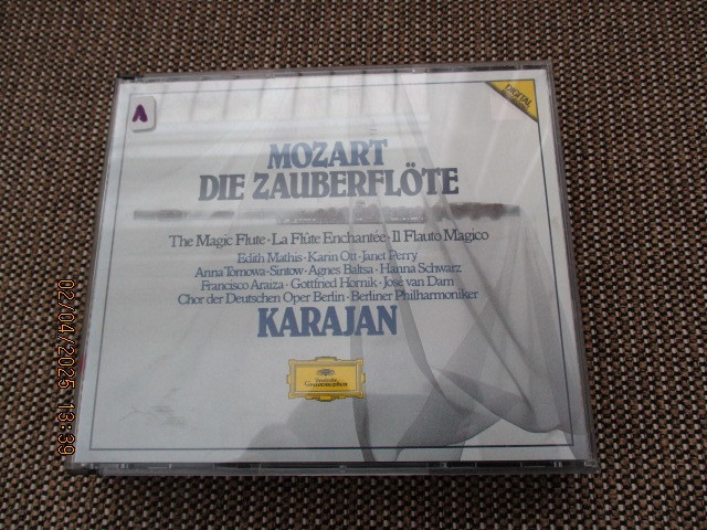 Wolfgang Amadeus Mozart ZAUBERFLÖTE ( 3 x CD)