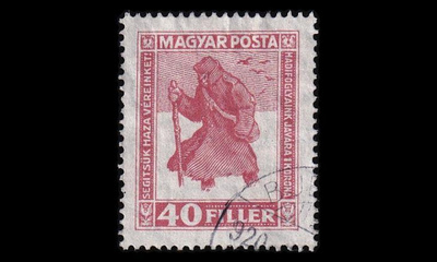 Unkari 312Y o Sotavankien hyväksi 40 f vaakavesil. (1920)