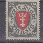 Saksa reich Danzig 1924 Mi 197 liimakkeen jälki. - pikkukuva 1