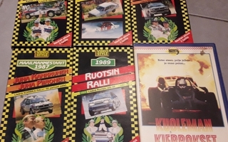 Ralli VHS 17kpl