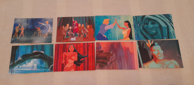 8kpl pocahontas keräilykortti