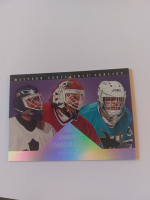 1994-95 Donruss Dominators #7 Irbe/Ed Belfour/Felix Potvin