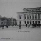 Turku, Postitalo ja teatteri, Kauppatoria, hevosia, ei p. - pikkukuva 1