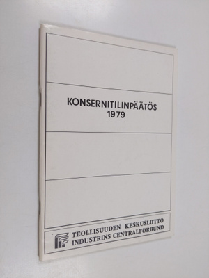 Konsernitilinpäätös 1979