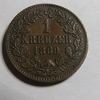 Saksa/Baden 1 kreuzer 1869 - pikkukuva 1