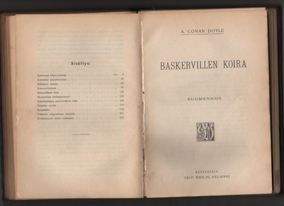 Doyle: Sherlock Holmes'in seikkailuja 3 osa, Weilin 1904,sid