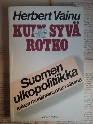 Herbert Vainu - Kuin syvä rotko (nid.)
