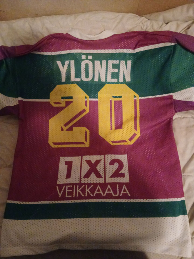 Juha Ylösen jokerit pelipaita 90 luvulta