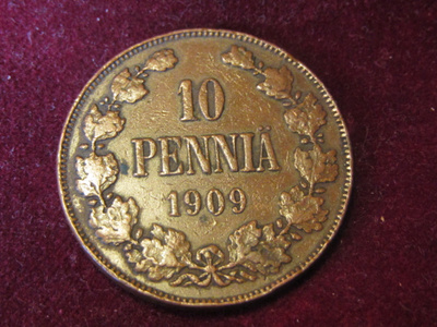 10 penniä 1909