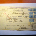 1916 Loimaa sens osoitekortti Liminkaan - pikkukuva 1