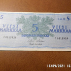 5 mk 1963  Litt. B   Korvaava  I  0013929  Kl  5-6 HOL /Koi - pikkukuva 1