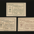 Itävalta 10, 20, 50 Heller, Kirchenbauverein Ertl 1920 - pikkukuva 2
