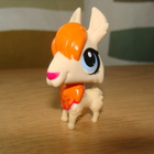 LITTLEST PET SHOP beige-oranssi LAAMA #3261 - pikkukuva 1