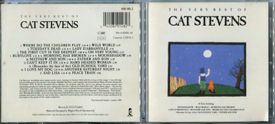 CAT STEVENS . CD-LEVY . THE VERY BEST OF CAT STEVENS