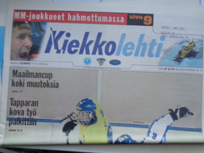 Kiekkolehti Nro 13/2003 (18.1)