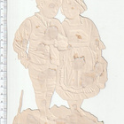 *iso pariskunta, upea iso ja vanha kuva, 20 x 12 cm * - pikkukuva 2
