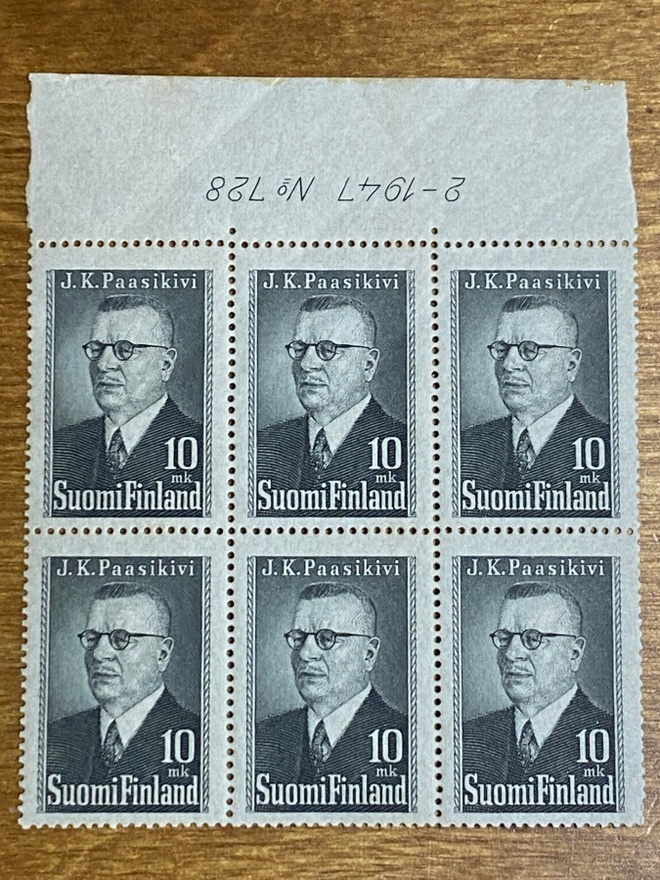 PRESIDENTTI J.K.PAASIKIVI NUMERO KUUSILO**
