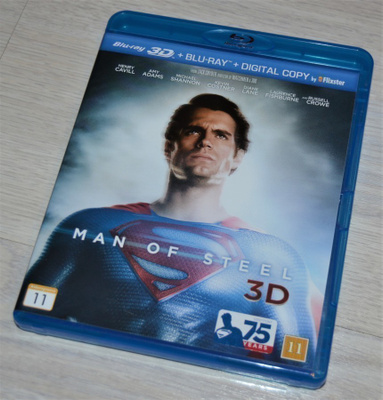 Man of Steel Bluray 3D + Bluray