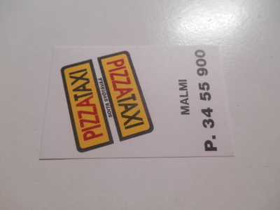TT Etiketti Pizza taxi Malmi