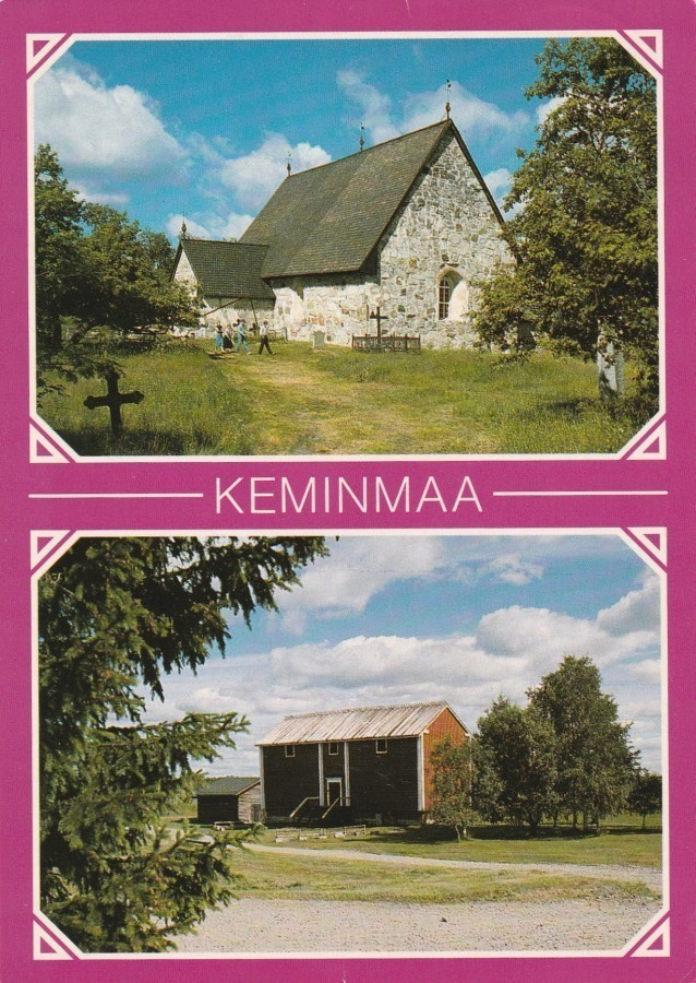 KIRKKOKORTTI - KEMINMAAN KIRKKO  - 3