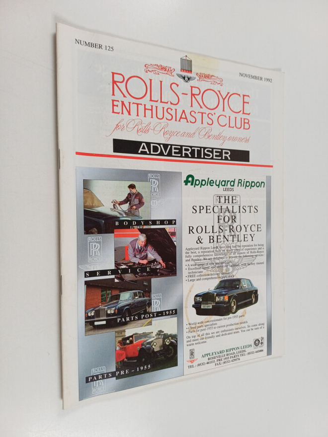 Rolls-Royce enthusiasts' club for Rolls-Royce and Bentley...