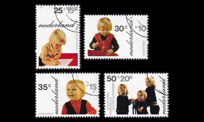 Alankomaat 1001-4 o Voor het Kind prinssit (1972)