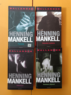 Henning Mankell valikoima 3€/kpl (Wallander)
