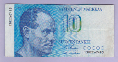10 mk v.1986 P-113 (Kullberg-Hämäläinen)
