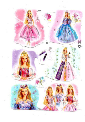 KIILTOKUVA °°BARBIE°° /MLP2089 (Kimalle)