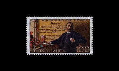 Saksa 1828 ** Alfred Nobelin testamentti 100v (1995)