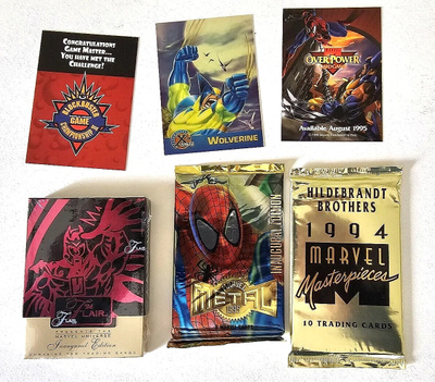 Blockbuster World Video Game Championships II Marvel cardset