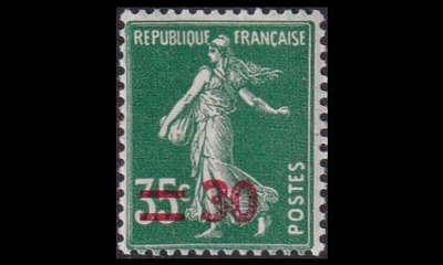 Ranska 478 ** Päällepainama 30/35 C (1940)
