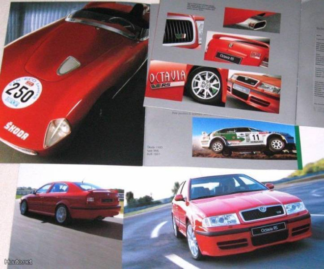2001 Skoda Octavia RS esite - KUIN UUSI - 16 sivua