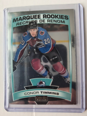 Conor Timmins 2019-20 OPC Platinum Marquee Rookie
