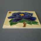Kaakelilaatta PIONINKUKKA Sininen ja punainen 15x15cm - pikkukuva 3