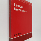 D. A. Cruse : Lexical semantics - pikkukuva 1