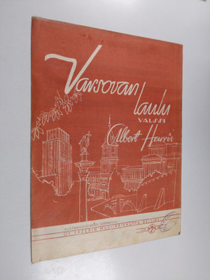 Albert Harris : Varsovan laulu. Valssi