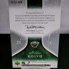 Mikko Koivu Ultimate Debut Threads Upper Deck 2005-06 - pikkukuva 2