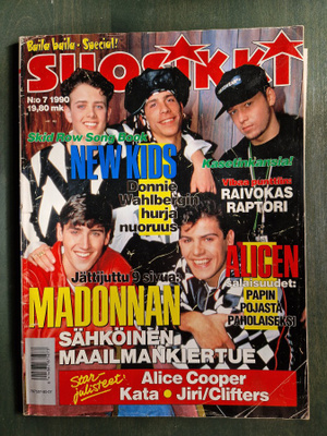 Suosikki 7/1990  Juliste mukana Kata