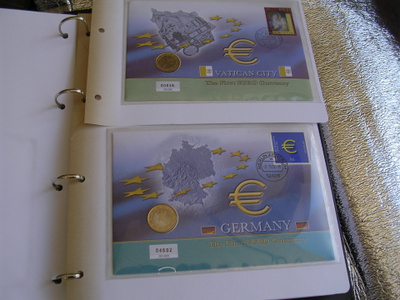 Tervetuloa euro / wellcome rahakirjeet 15 kpl v 2002