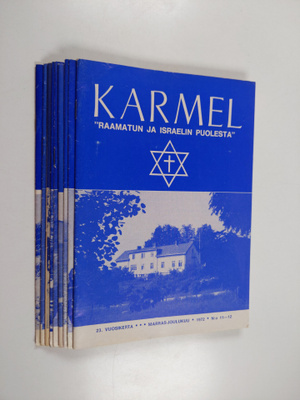 Karmel 1-12/1972 (vuosikerta, numero 6 puuttuu) : Raamatu...