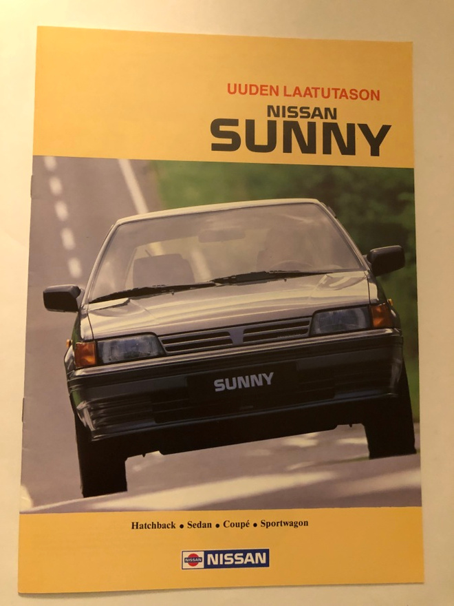 Myyntiesite - Nissan Sunny - 1986