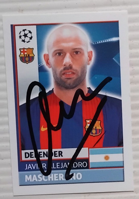 Javier Mascherano Barcelona signed