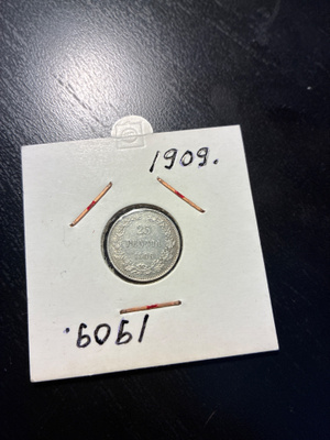 25 penniä 1909