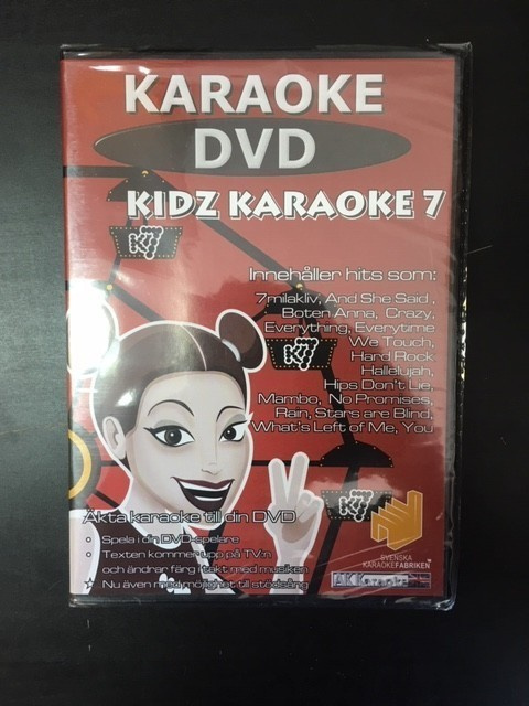 Svenska Karaokefabriken - Kidz Karaoke 7 DVD (UUSI)